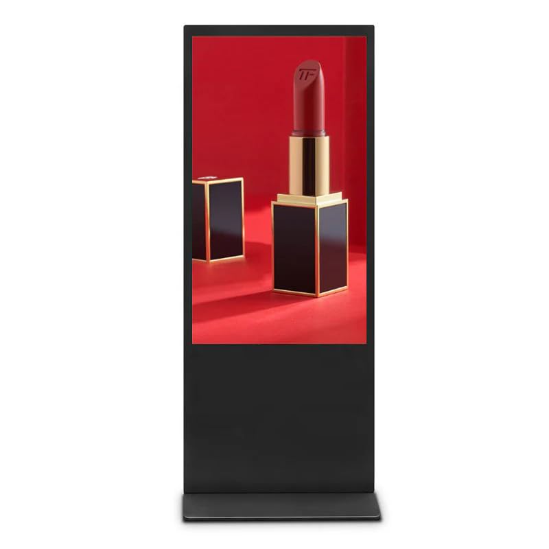 Image of 50 inch Indoor Single-Sided Floor-Standing LCD Advertising Koisk with Wheel Stand | Android RK3568 2GB+16GB | Non-Touch /Infrared /Capacitive Touch | CMS Preinstalled
