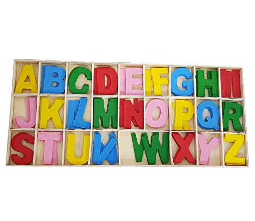 Takestop® Scatola con 130 Lettere MAIUSCOLE