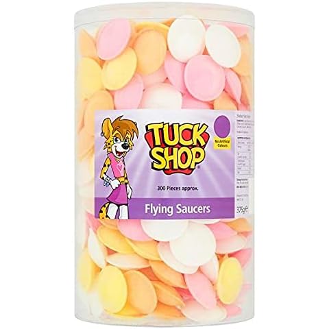 Tuck Shop Flying Saucers x 300 Pieces, 375 grams Cover