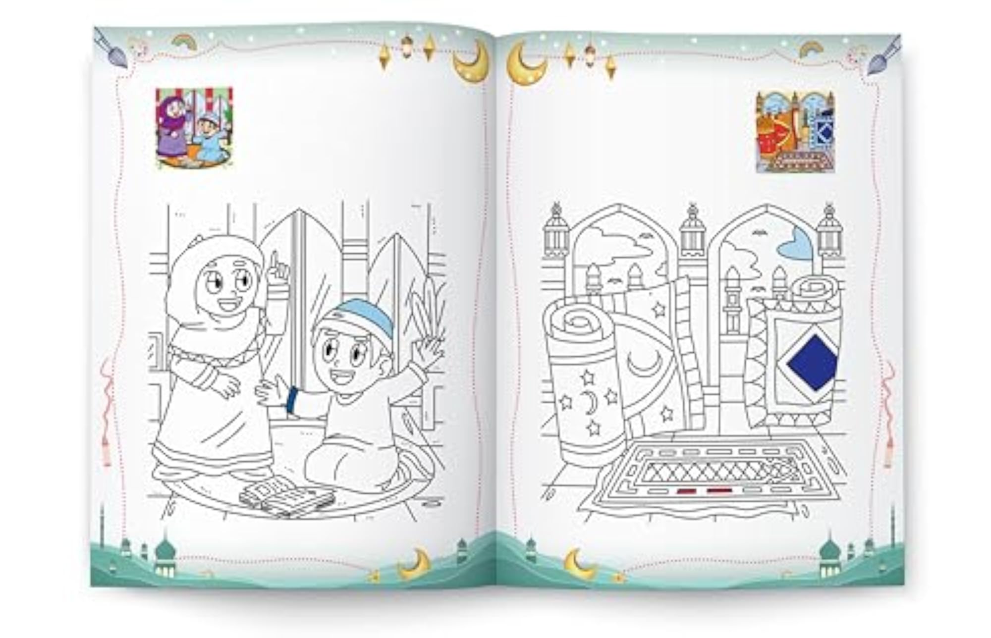 Eid - Colouring Book for Kids