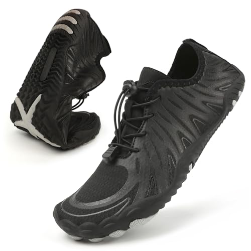 Baofular Barefoot Zapatillas Minimalistas Hombre Mujer Calzado Minimalista Descalzos Zapatos De Agua Ligero Transpirable Antideslizante Para Playa Todo Negro 42 Eu Baofular Barefoot Zapatillas Minimalistas Hombre Mujer Calzado Minimalista Descalzos Zapatos De Agua Ligero Transpirable Antideslizante Para Playa Todo Negro 42 Eu