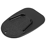 Cabilock Motorrad-seitenständerfußpad Mit Verlängerungspad Seitenstützplatte Aus Abs-Material Für Verschiedene Hitzestabil Und Kratzschutz Für Motorradparken Unebenen Oberflächen