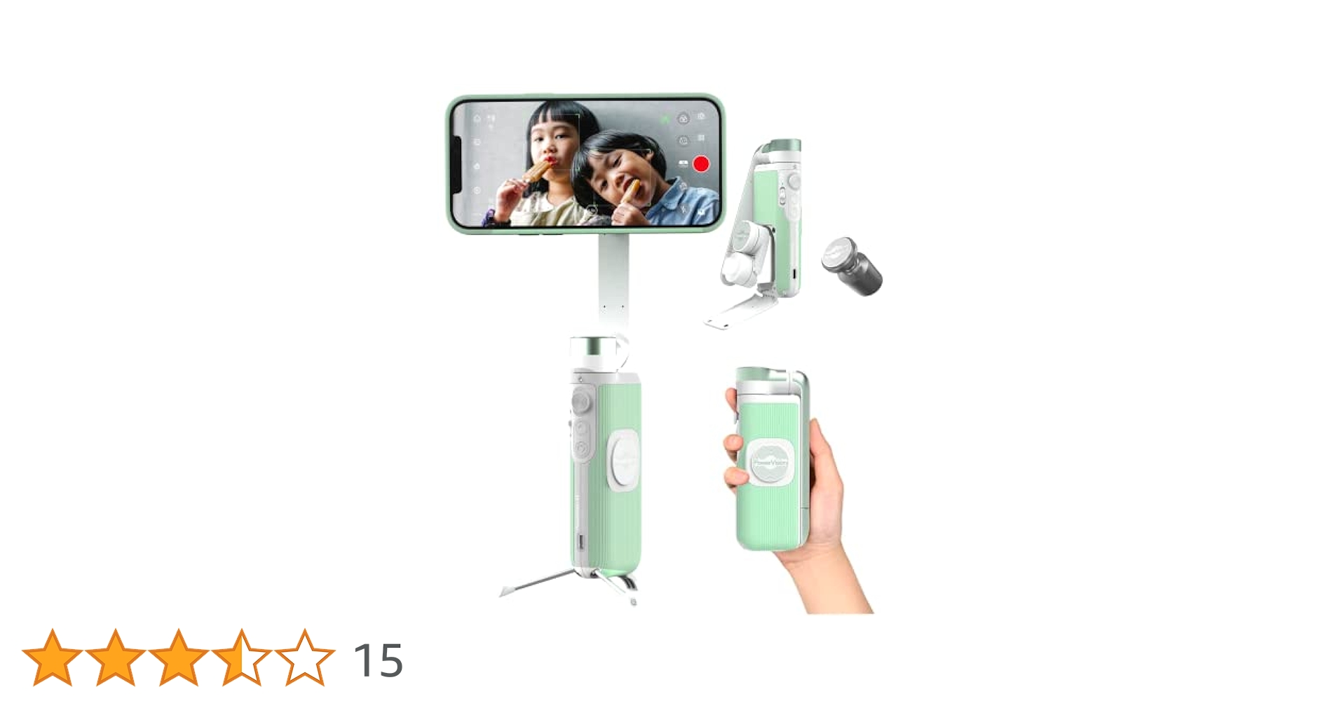 Amazon | PowerVision スマートフォン用ジンバルカメラ - 3軸
