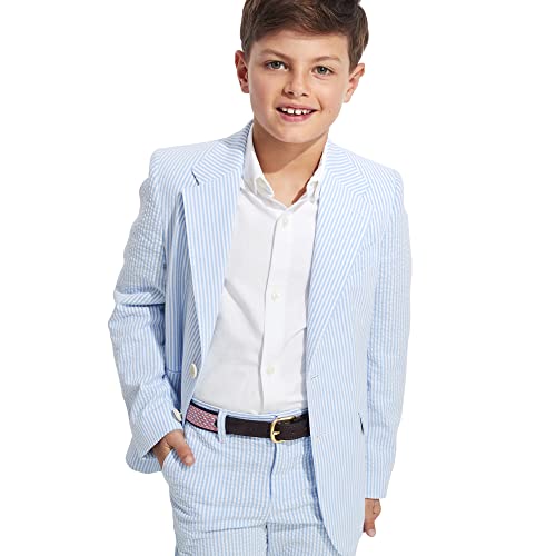 Vineyard Vines Boy’s Whale Canvas Leather Belt #TOP3