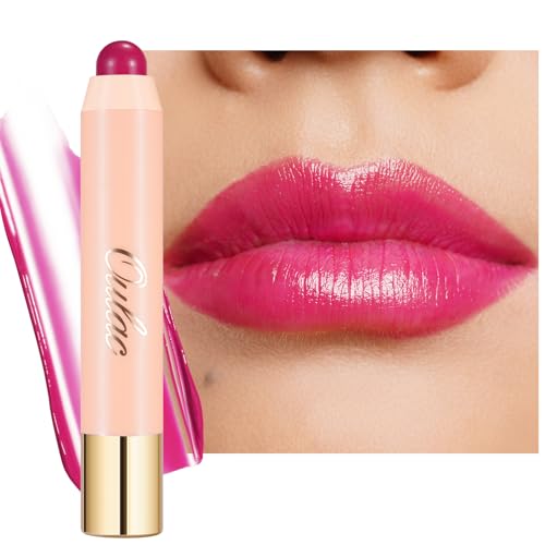 Oulac Rouge a Levre - Brillant et Juteux, Rouge à Lèvres Hydratant, Colour Lip Marker Créer un Essence Maquillage, Convient à Toutes Les Carnations, 2.48g, Blackcurrant Jelly(05)