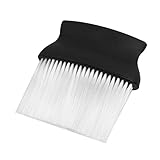 Sourcingmap Hair Salon Barber Neck Duster Limpieza Cepillo, Negro/Blanco