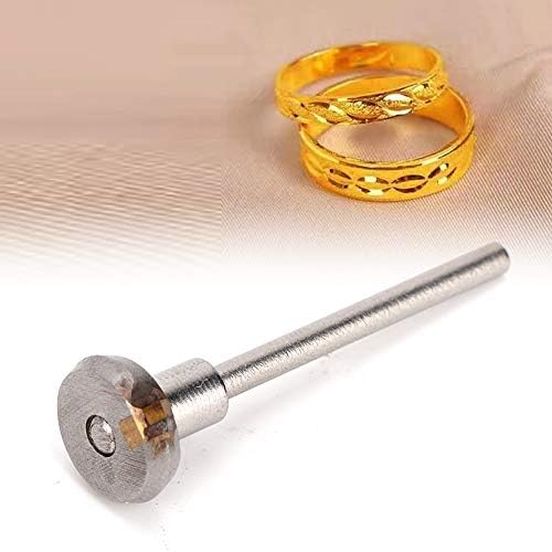 EIMSOAH Cut Flywheel Shank,Sturdy Cutting Flywheel Shank,Professional Jewelry Cutting Engraving Accessory for Fine Detail Work (Single Crystal Knife 150 Degrees)