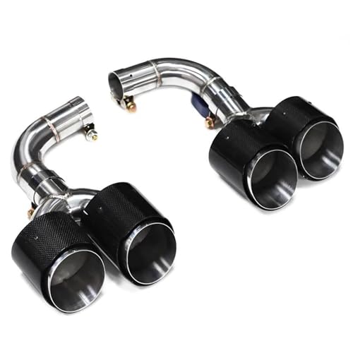 Embout d'échappement en carbone pour Q5 2021-2024 look sport quad