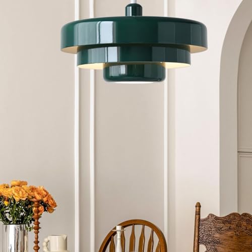 Lámpara colgante con batería verde y mando a distancia para interior 3