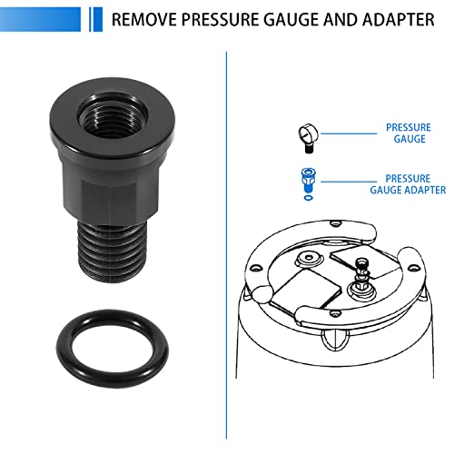 R0557100 Pressure Gauge & Air Relief Adapter Replacement for Select Zodiac Jandy CS/CJ Series Cartridge Filter