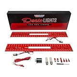 LEDGlow RestoLights Red LED Sequential Tail Light Kit Fits 83-87 Buick Regal Grand National - Upgrade Brake, Running, Reverse, Turn Signal - Includes Taillight Boards, White Bulbs, Side Markers, Relay