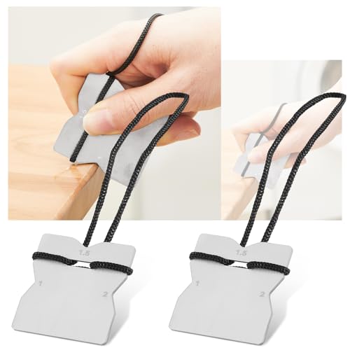 Lasnten 2 Pcs 499749 Edge Banding Carbide Scrapers Compatible with festool Conturo KA 65 Edge Bander for Breaking Edges, Smooth Curve, Cleaning Thin Plastic Edges, Board Wood Surfaces Sanding