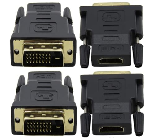 Adaptateur HDMI DVI pour connecter un ordinateur portable sur écran de bureau au quotidien noir