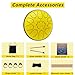 LONCHAN Steel Tongue Drum 11 Notes 6 Inches, Rain Drum for Outside with Bag, Music Book, Mallets, Finger Picks, Stickers – Meditation & Yoga Steel Drum
