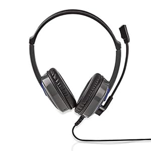 Amigo Nedis Wired Over-Ear Gaming Headset | with Impressive Surround Sound |with 3.5 MM Connector | |High Bass (Black)
