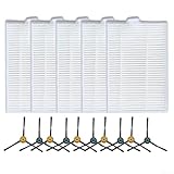 Kit di spazzole per aspirapolvere compatibile: set di ricambio progettato con precisione progettato per i modelli Midea M6 VCR21LDSW, con carta filtrante ad alta densità che cattura il 99% delle particelle di polvere microscopiche fino a 0,3 micron mantenendo una forte potenza di aspirazione durante la pulizia estesa su superfici in legno duro, piastrelle e moquette.