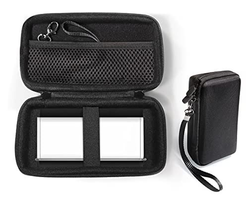 Blood Pressure Monitor case Compatible with QardioArm Wireless Blood Pressure Monitor, Compact and Light Weight Strong case with mesh Pocket for Blood Pressure Log Book, Detachable Wrist Strap