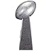 Decade Awards Personalized Fantasy Football Champion Trophy - Engraved FFL Champion Silver Tower Award - Customize Now (Silver-16)