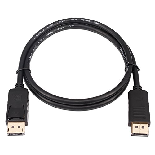 A-technology DisplayPort Cable 3ft(1m) DP Cable- [4K@60Hz] Display Port Cable High Speed DisplayPort to DisplayPort Cable for PC, Laptop, TV etc - (DP to DP Cable) Black (3Ft) - Thumbnail 2