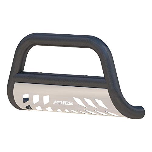 Image of ARIES P35-9004 Pro Series 3-Inch Offroad Black Steel Bull Bar, Select Nissan NV1500, NV2500, NV3500, Titan XD