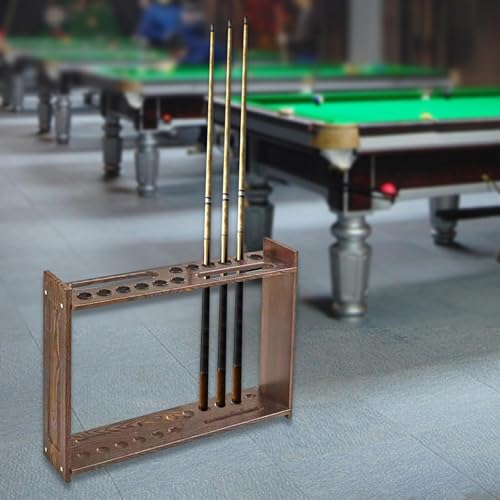 Porte-queues de Billard en Bois vertical et support de rangement robuste au sol - 8