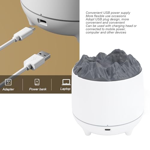 Difusor aromático eléctrico Volcano 400ml con luz y temporizador miniatura 7