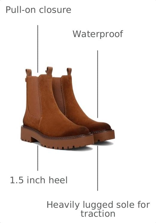 Image of Sam Edelman Women's Laguna Chelsea Boot Frontier Brown 8 Medium