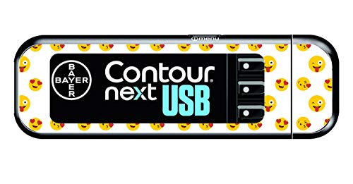 Bayer Contour Next USB Vinyl Sticker (Emoji)