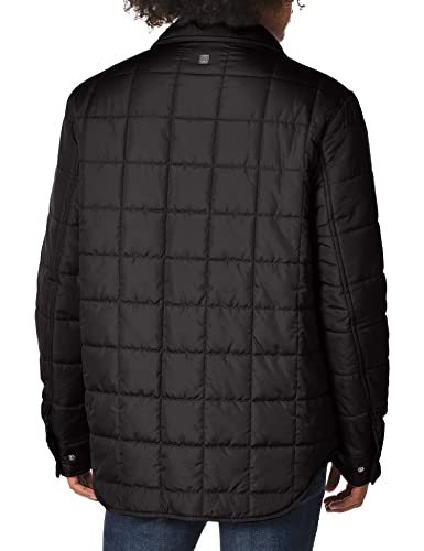 Image of Andrew Marc Men's Legacy Archer 30quilted Shirt Jacket With Corduroy Trimming