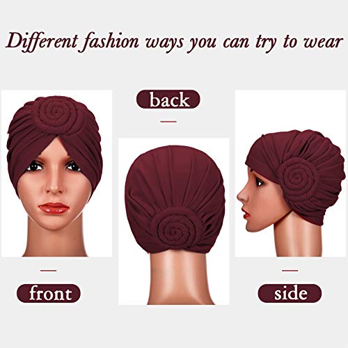 Image of SATINIOR 4 Pcs Head Wraps for Women