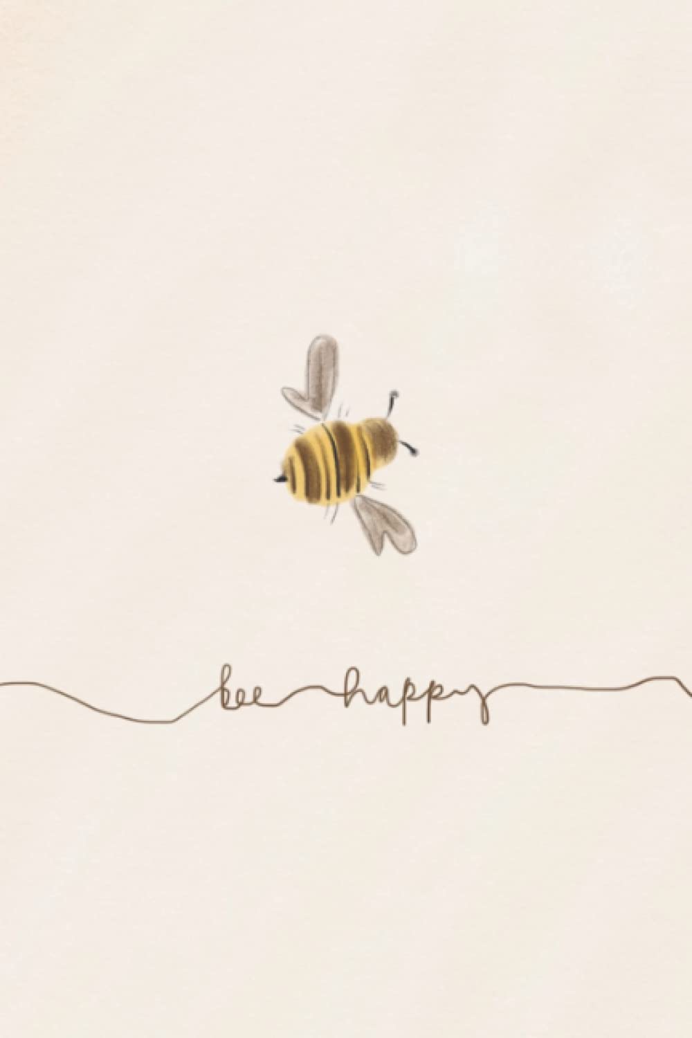 Bumblebee Lined 120page Notebook, Bees, Aesthetic, Flowers