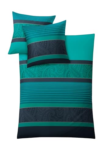 Kleine Wolke 6162675952 Bettwäsche Cambridge, Maße: 135 x 200 cm und 80 x...