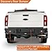 Hooke Road 19-23 Ranger Front and Rear Bumper Set for 2019-2023 Ford Ranger Pickup, Offroad Heavy Duty Steel Bumpers with LED Lights & Sensor Mounting Holes
