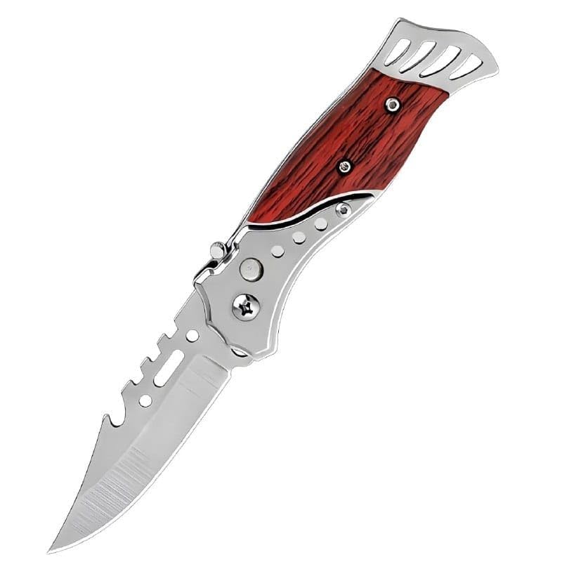 Utility Kitchen Knife with Wooden Handle | Multipurpose Stainless Steel Cutter for Vegetable Preparation, Carton Opening, Paper Cutting, DIY Crafts & Household Tasks | Ergonomic Non-Slip Grip-image-27
