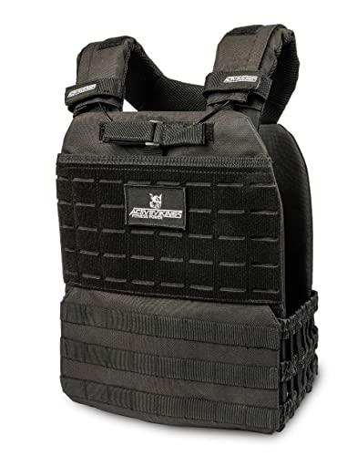 ActiveVikings Chaleco de entrenamiento - Chaleco de peso ideal para el desarrollo muscular profesional - Fitness Crossfit Freeletics y Cardio - Varios pesos y fácilmente ajustable - Sin peso Cover
