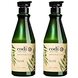 CodiNCodi Hand & Body Lotion – Olive 750 ml (25 Fl Oz, Pack of 2) – Professional Size Moisturizer with Natural Extracts – Hydrating, Non-Greasy Formula for All Skin Types