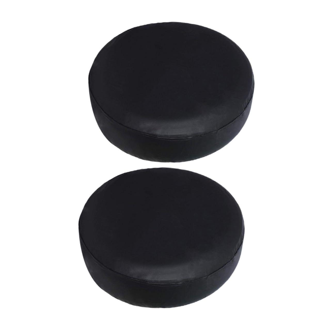 Cubiertas para Rueda de Repuesto 2 Piezas PVC Negro para Vehículo