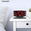 Amazon.com: Sharp Home LED Digital Alarm Clock – Swivel Base - Outlet ...