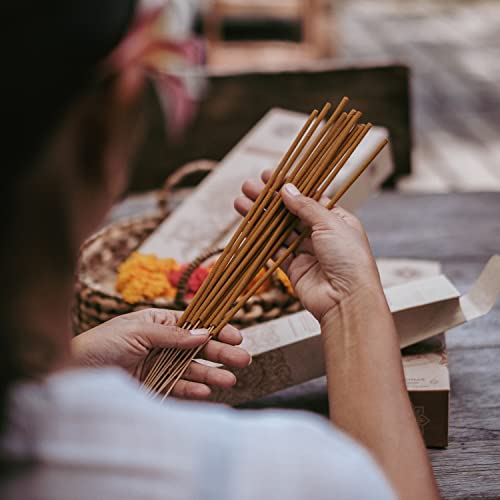 Jembrana Incense - All Natural Incense Sticks - Turmeric Insense Sticks - Set For Aromatherapy & Meditation #TOP6