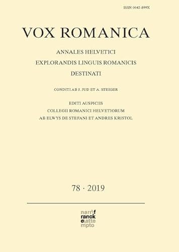 Preisvergleich Produktbild Vox Romanica 78 (2019)