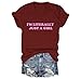 Phncal I'm Literally Just A Girl T-Shirt Im Literally Just A Girl Shirt V Neck