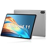 SGIN Tablet 10.1 Zoll 4GB RAM 64GB ROM, Android 11 Tablet with 800x1280 IPS, 2MP + 5MP Kamera, Bluetooth 5.0, 5000mAh, GPS + SIM, Supports TF Card, Grey