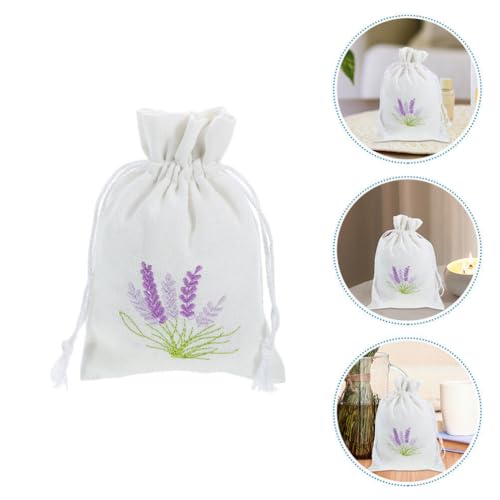 Bolsas de saco con diseño de lavanda 5 piezas reutilizables miniatura 3