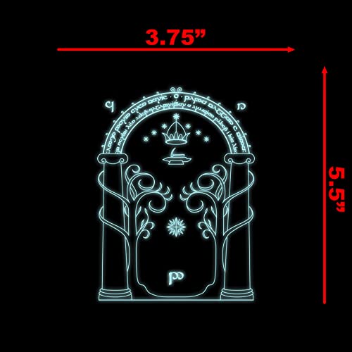 Lotr Dwarf Doors Sticker Decal Notebook Car Laptop 5.5"X5" (Color) #TOP3