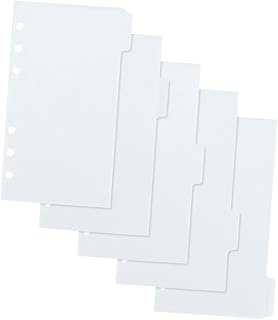 Ciieeo 1 Conjunto De Blocos De Notas Para Pastas Clipes Para Fichários Bolsas Reutilizáveis Bolsa Para Refil De Bloco De Notas Refil De Bolso Para Fichário De 6 Argolas Bolsas Para