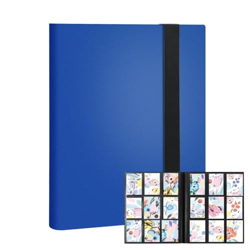 Carpeta de colección de tarjetas – Álbum de tarjetas de negociación | Carpeta de tarjetas de negociación | Carpetas de libros de bolsillo para álbumes coleccionables, organizador de almacenamiento