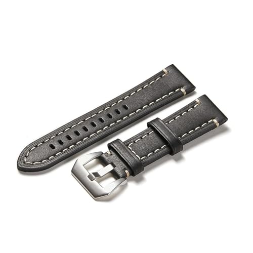 Bracelet de montre en cuir véritable résistant pour remplacer le plastique