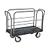 Akro-Mils V90163L24112817 VERSA/Deck 2000-Pound 24-Inch by 48-Inch Cap Plastic Platform Truck with 6-Inch Polyurethane Casters, Black