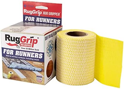 Rug Gripper Tape for Area Rugs and Runners (4" x25ft)