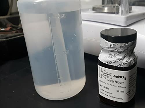 Silver Nitrate Powder - 25 Grams- 99.9% Pure White Granules- AgNO3
